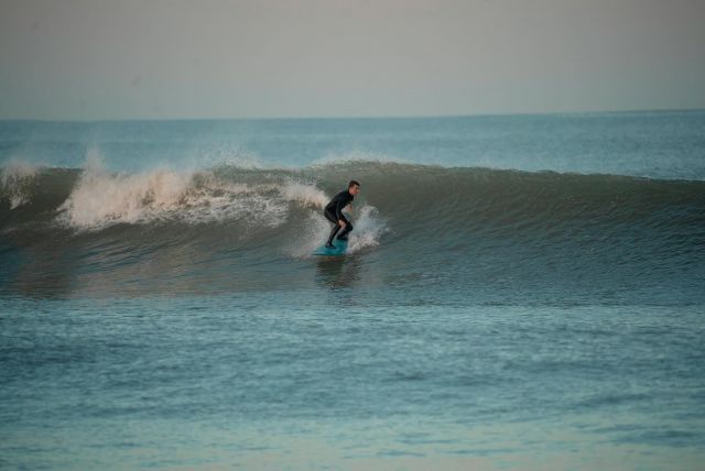 Photo Planche de surf en mer